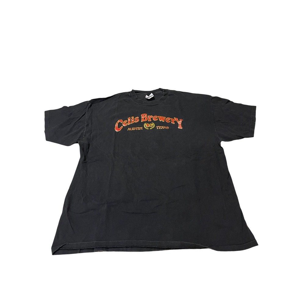 Vintage 90s Celis Brewery Austin Texas T Shirt Hanes Beefy-T XXL Single Stitch